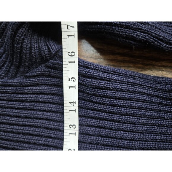 NWT The Marine Shop USMC Blue Wool Knit Sweater Wooly-P Long Sleeve Size 48 - Picture 8 of 14